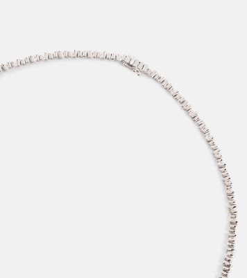 Collier Classic en or blanc 18 ct et diamants | Suzanne Kalan