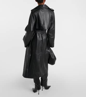 Gabardina de piel | Wardrobe.NYC
