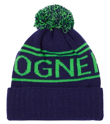 Noam logo wool-blend beanie | Bogner Kids