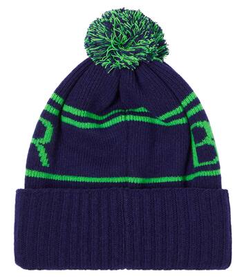 Noam logo wool-blend beanie | Bogner Kids