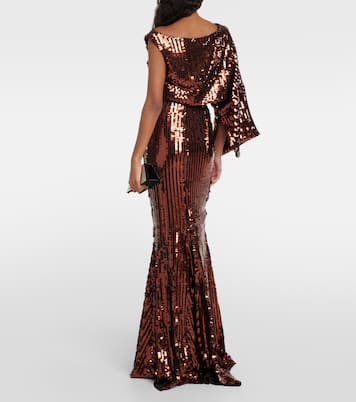 Top Eric asymétrique à sequins | Taller Marmo