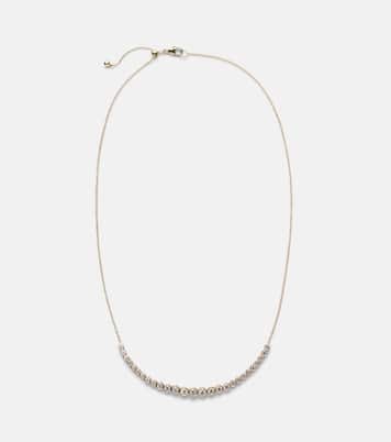 Collier Let It Slide en or 10 ct et diamants | Stone and Strand