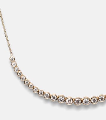 Collier Let It Slide en or 10 ct et diamants | Stone and Strand