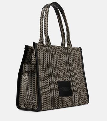 The Large monogram canvas tote bag | Marc Jacobs