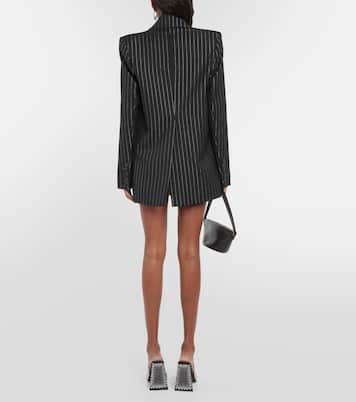 Blazer de Lurex® con raya diplomática | Alex Perry