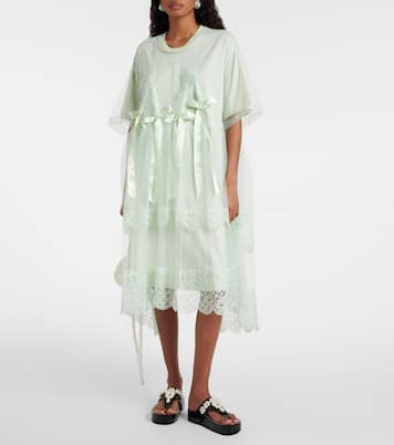Sandali infradito in pelle con platform | Simone Rocha