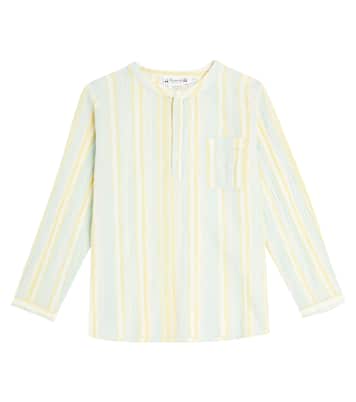 Camisa Artiste de algodón a rayas | Bonpoint