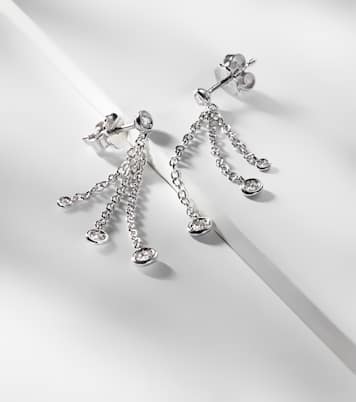 Boucles d'oreilles Floating Diamonds en or blanc 18 ct et diamants | Bucherer Fine Jewellery