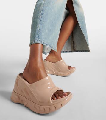 Marshmallow wedge slides | Givenchy