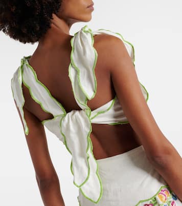 Abito midi Tropical Romance con ricamo | Farm Rio