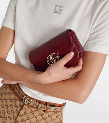 Schultertasche GG Marmont Mini aus Leder | Gucci
