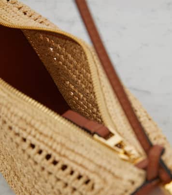 Borsa a spalla Hammock Mini in rafia | Loewe