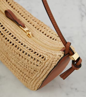 Borsa a spalla Hammock Mini in rafia | Loewe
