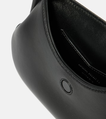 Schultertasche Gemini Flat aus Leder | Amina Muaddi
