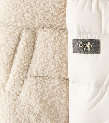 Baby Daunenjacke Baty aus Bouclé | Il Gufo