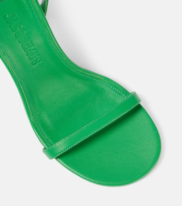 Bisou 90 leather sandals | Jacquemus