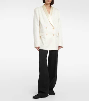 Blazer Jerome in jacquard di seta | The Row