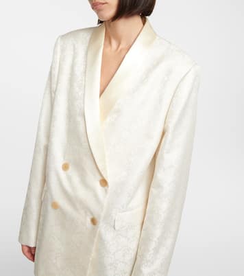 Blazer Jerome in jacquard di seta | The Row