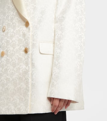 Blazer Jerome in jacquard di seta | The Row