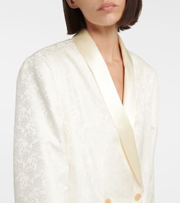 Blazer Jerome in jacquard di seta | The Row