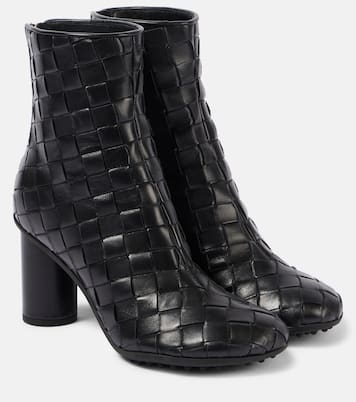 Bottines en cuir intrecciato | Bottega Veneta