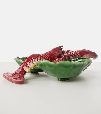 Cabbage With Lobsters Large appetizer plate | Bordallo Pinheiro