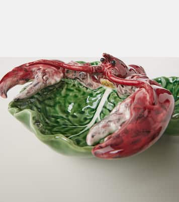 Cabbage With Lobsters Large appetizer plate | Bordallo Pinheiro