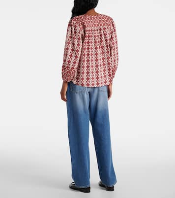 Bedruckte Bluse Haddon aus Baumwolle | Velvet