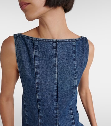 Abito corto di jeans Mags | Khaite