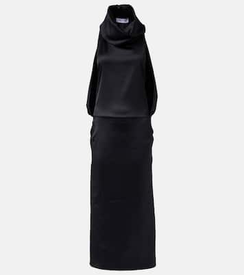 Abito midi in raso | The Attico