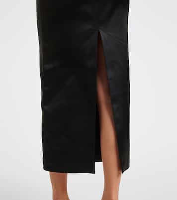 Abito midi in raso | The Attico