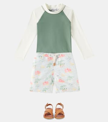 Shorts mare Ariel con stampa | Bonpoint