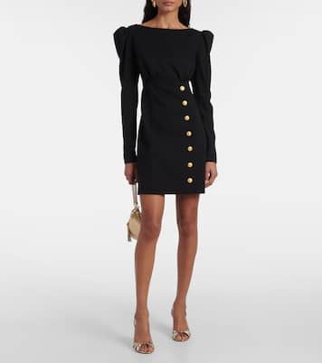 Wool-blend crêpe minidress | Alessandra Rich