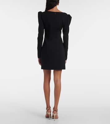Wool-blend crêpe minidress | Alessandra Rich