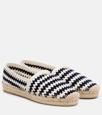 Espadrilles aus Häkelstrick | Prada