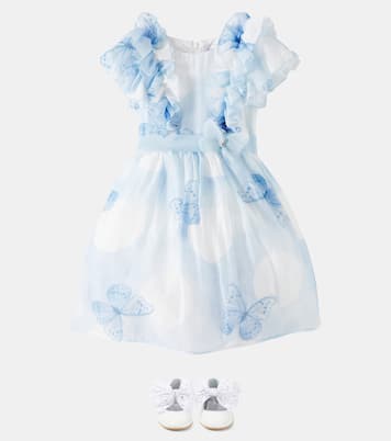 Abito in organza con stampa | Monnalisa