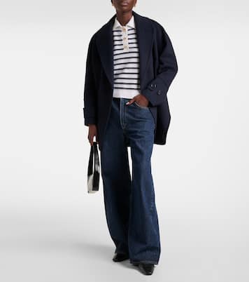 Wool and cashmere polo sweater | Jardin des Orangers