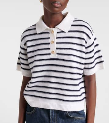 Wool and cashmere polo sweater | Jardin des Orangers