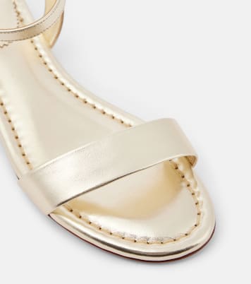 Sandales Sweet Jane en cuir métallisé | Christian Louboutin