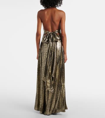 Ivy leopard-print open-back maxi dress | Alexandra Miro
