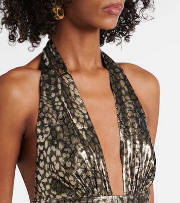 Ivy leopard-print open-back maxi dress | Alexandra Miro
