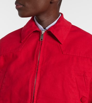 Bomber cropped in cotone | Prada