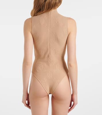 Body de encaje con cuello alto  | Victoria Beckham