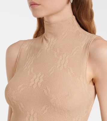 Body de encaje con cuello alto  | Victoria Beckham