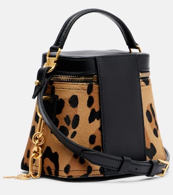 Trousse de maquillage Pulse en cuir façon poulain | Balmain