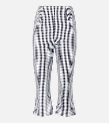 Pantalon capri en coton à carreaux | Faithfull