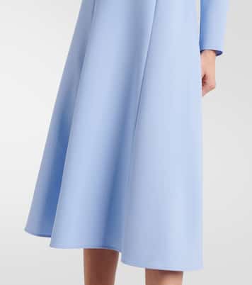 Abito midi in crêpe con fiocchi | Carolina Herrera