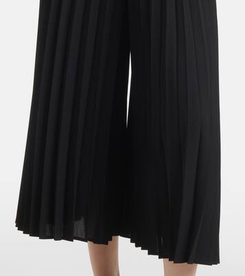 Anvers Airy plissé cropped culottes | Joseph