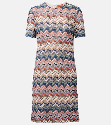 Zigzag lamé minidress | Missoni