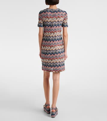 Zigzag lamé minidress | Missoni